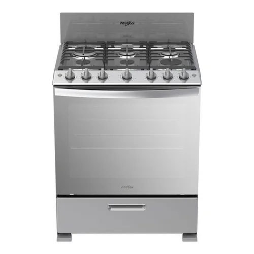 Estufa Al Piso Gas Lp Whirlpool 30 Gris Wfr3400d