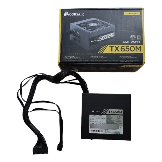 Fonte Semi Modular Corsair Tx650m 650w 80gold Plus Cp9020132