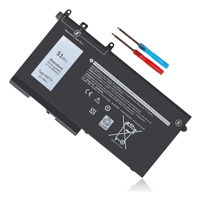 Bateria 93ftf Para Dell Latitude 5580 5480 5280 5590 5490 