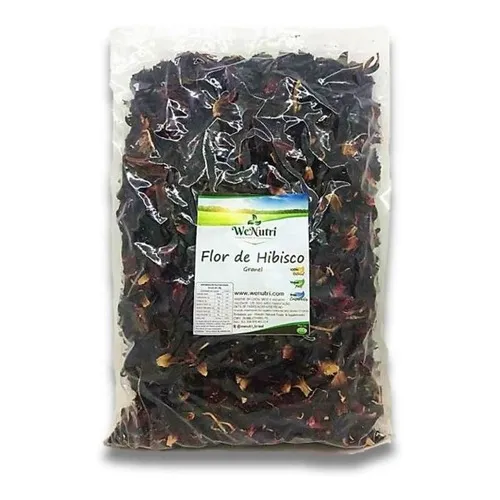 Chá De Hibisco Flor Desidratado 500g Wenutri