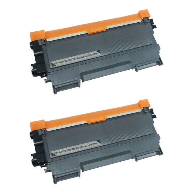 Kit 2 Toners Tn-450 Tn-420 Negro Para Brother Hl Mfc Dcp