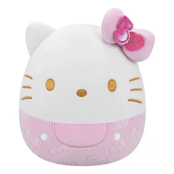 Peluche Squishmallows Hello Kitty Aniversario Color Rosa