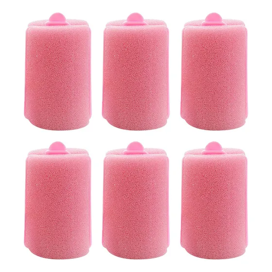 6pcs Esponja Rolos De Modelagem De Cabelo Ferramenta De