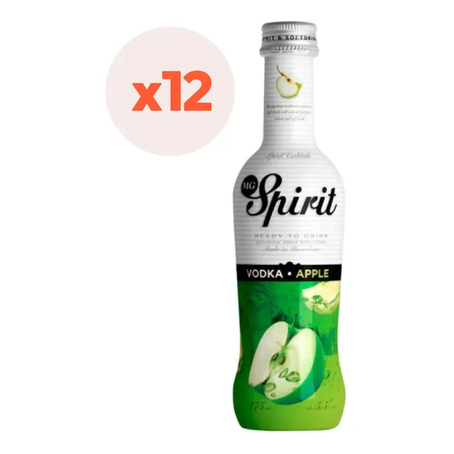 12x Vodka Spirit Apple 5,5º 275cc