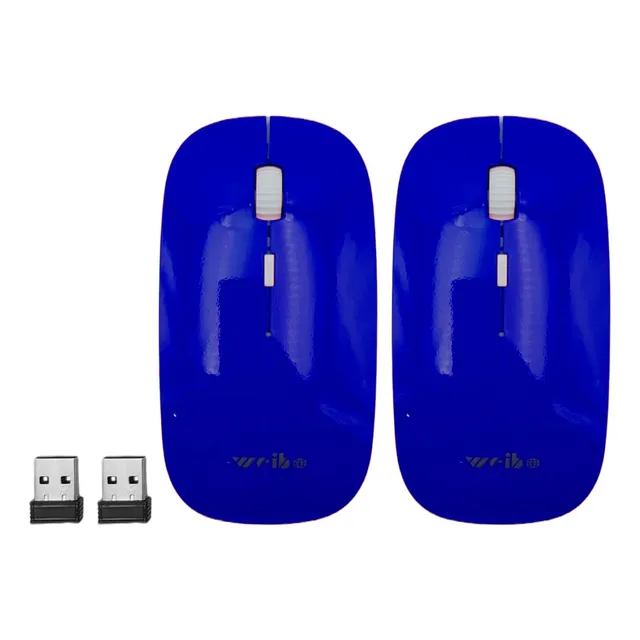 Mouse Inalámbrico Weibo Rf5084b Gamer 1600-3200 Dpi Pack X 2