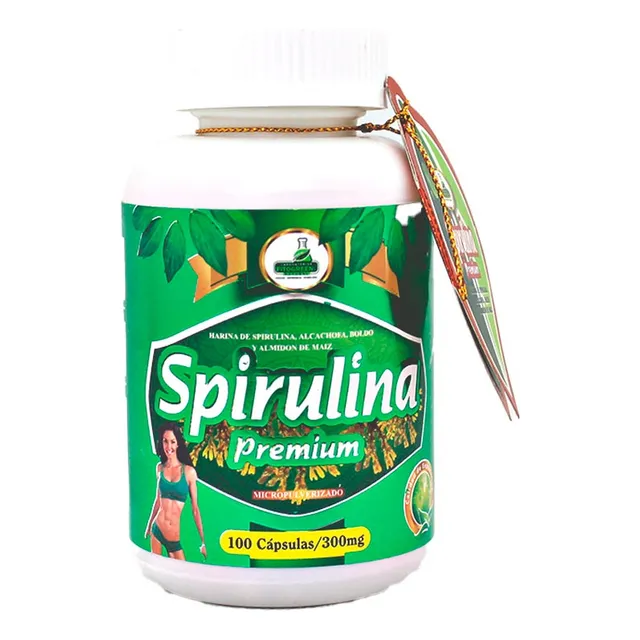 Espirulina Premium (spirulina Premiu) 100 Capsulas Fitogreen