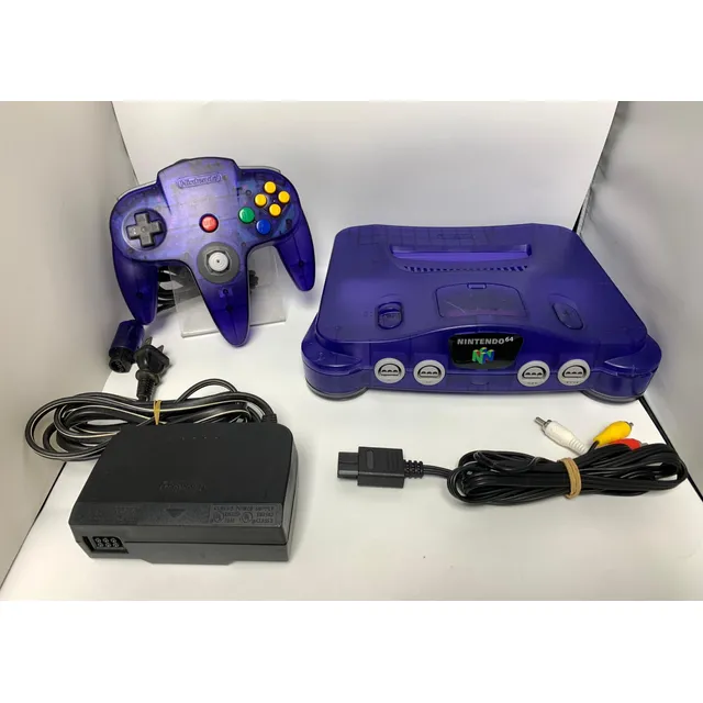 Consola Edición Espec Nintendo 64 Funtastic Grape Purple N64