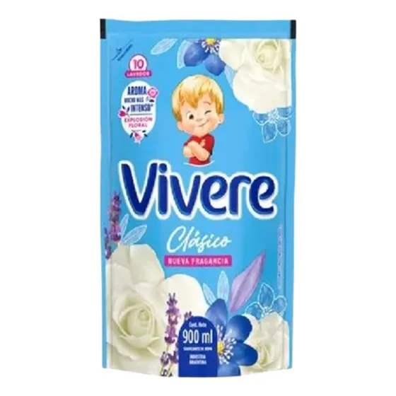 Pack Suavizante Vivere Clásico Dp 900ml X 12u - Ma