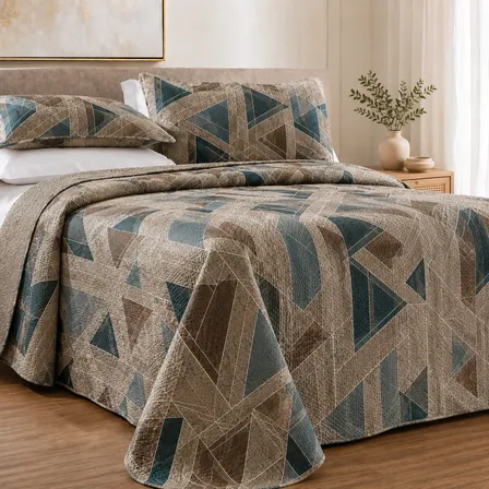 Cobre Leito Super Queen Dupla Fase Colcha Jogo De Cama Luxo