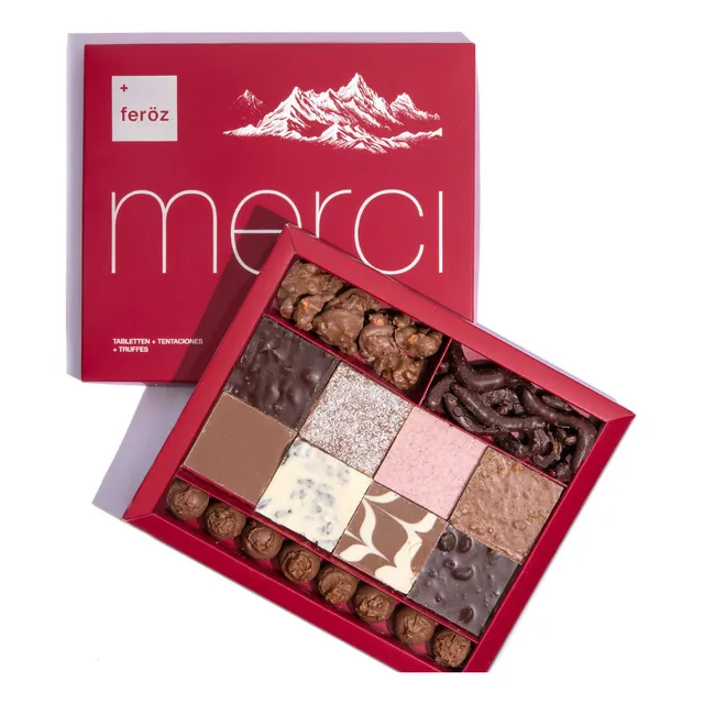 Caja Premium Merci Feroz Chocolates - 500 G.