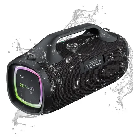 Zealot S79 300w Popm Caixa De Som Bluetooth Hifi Boombox Preto 127 220v