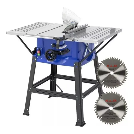 Sierra Circular De Mesa Banco 1800w + 2 Discos 250mm 10 PuLG
