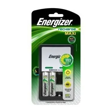 Cargadores De Pila Energizer Maxi Contiene 2 Pilas Aa 1 Piez