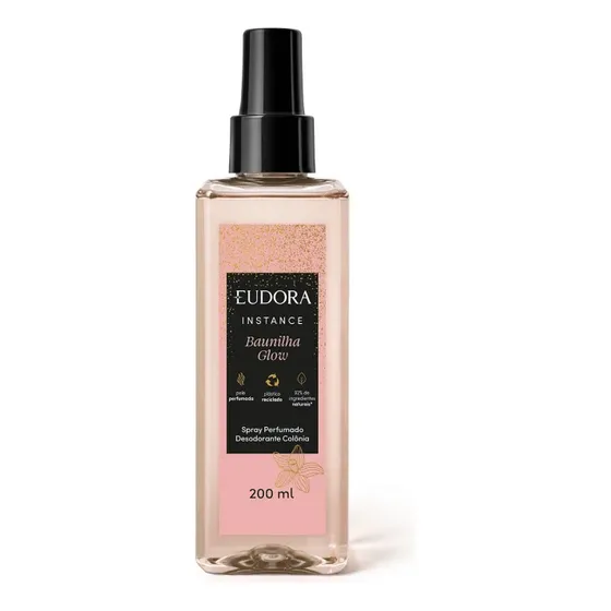 Eudora Instance Baunilla Glow Body Splash Spray Rec.