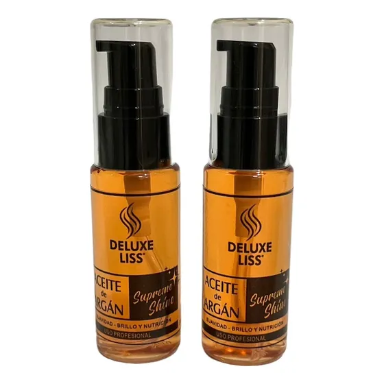 Aceite De Argán Deluxe Liss®  Pack X 2!