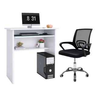 Mesa Com Suporte De Teclado E Cadeira Mesh Mesa Com Suporte De Teclado E Cadeira Mesh