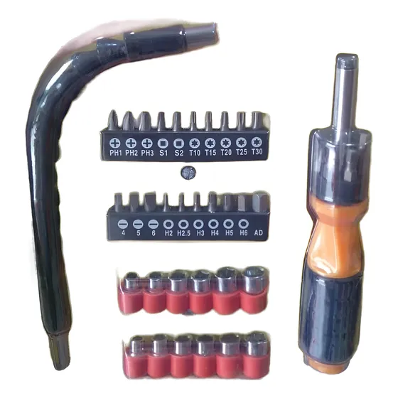 Juego Puntas Destornillador Extensión Flexible Taladro 40pcs