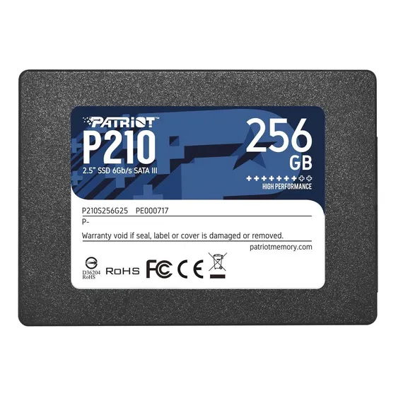 Disco Ssd Patriot P210s256g25 256gb Sata Iii 2.5
