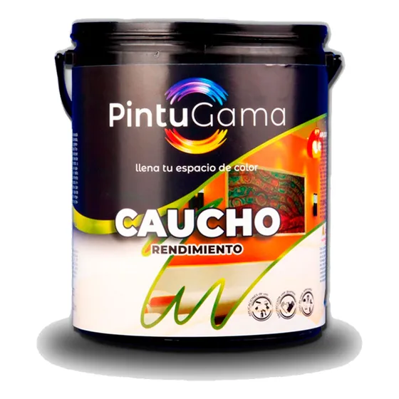 Pintura De Caucho Pintugama Tipo C Hogar Galón