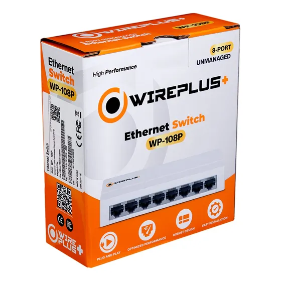 Switch De Escritorio 8 Puertos 10/100 Wireplus