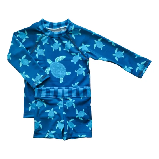 Remera Protección Solar Uv Niño Con Short Malla Uv