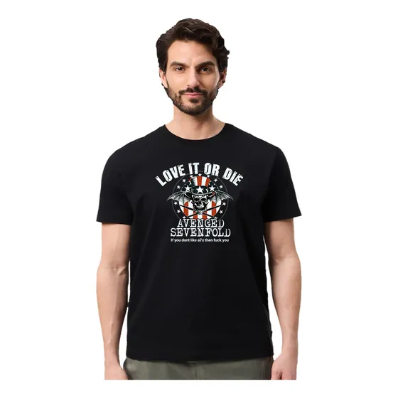 Remera Avenged Sevenfold 02 (negra:) Ideas Mvd