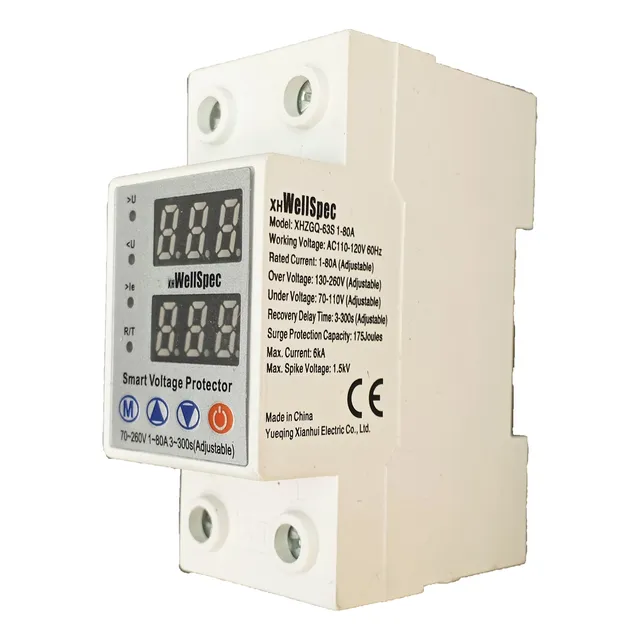 Protector Integral De Voltaje 120v 80amp Toda La Casa Wifi