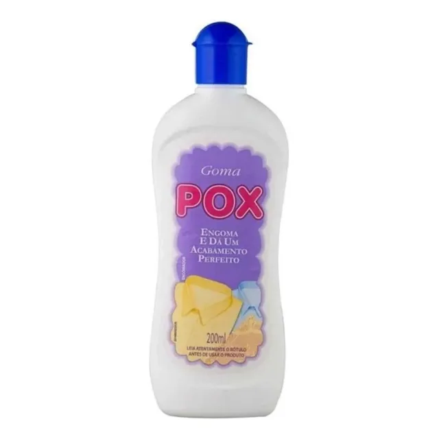 Engomador Goma Pox 200ml Acabamento Perfeito