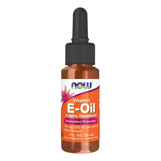 Aceite Líquido De Vitamina E Natural Supplement Now, 30 Ml