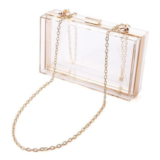 Bolso De Hombro Para Mujer De Acrílico Transparente Bolso De Hombro Para Mujer De Acrílico Transparente