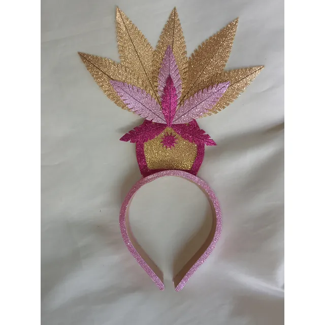 Cintillos Decorados En Foami Plumas Personalizados Colores