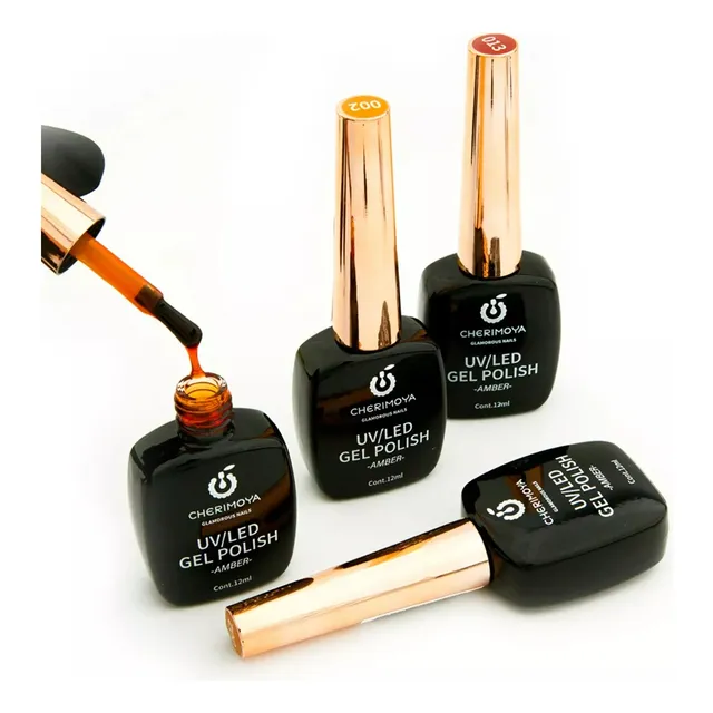 Esmalte Efecto Amber Caramelo Jelly Traslucido12ml Cherimoya