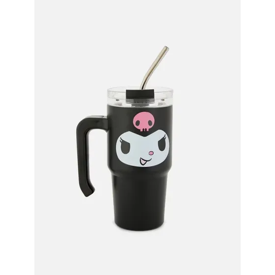 Termo Kuromi Pitillo Acero Inoxidable Original