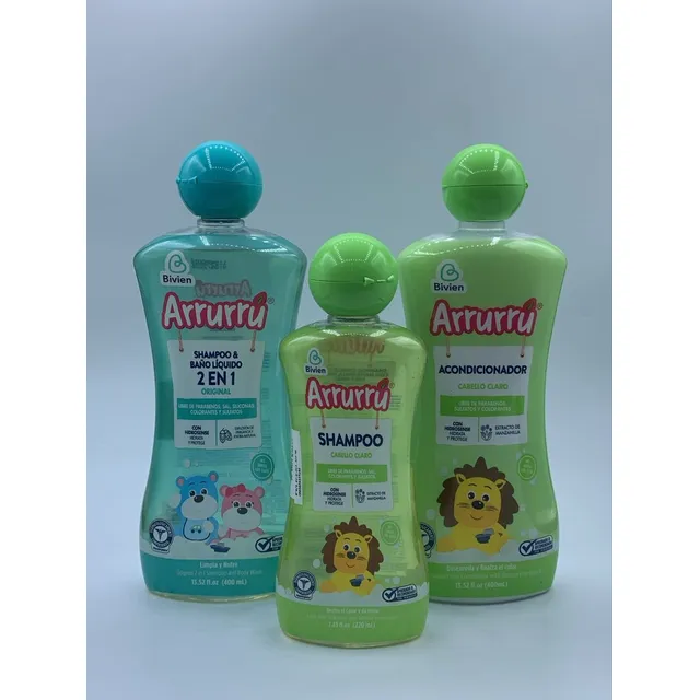 Kit Arruru De Bebe Cuidado  Shampo 2en1 Y Acondicionador