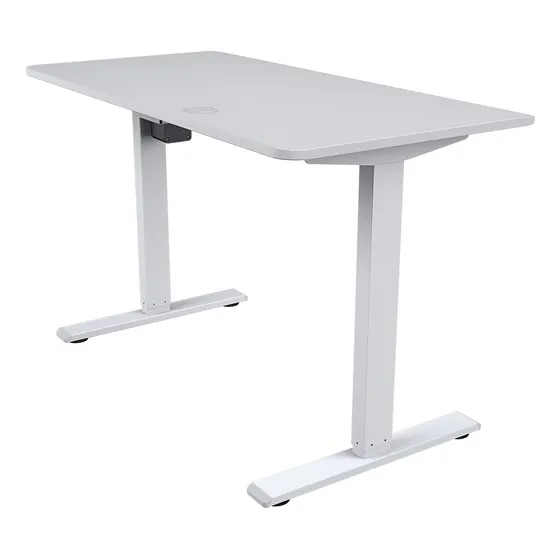 Escritorio Electrico Con Altura Regulable Ergonomico Blanco