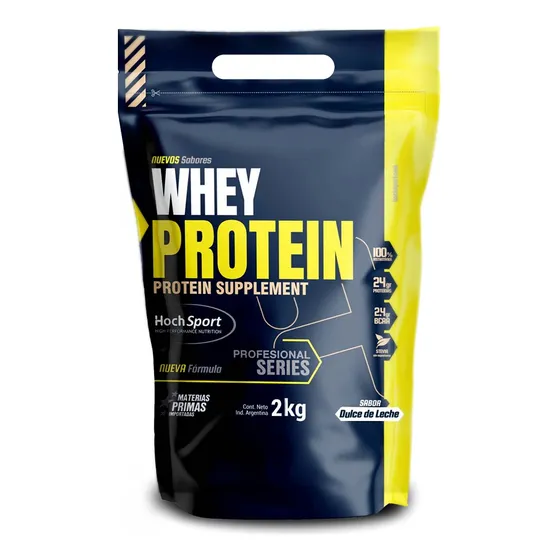 Wheyprotein Hochsport Proteína Dulce Leche Stevia 2kg-4,4lb