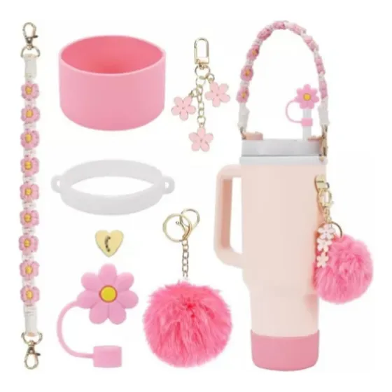 Accesorios Para Vasos Stanley Set 7 Piezas Decorativas
