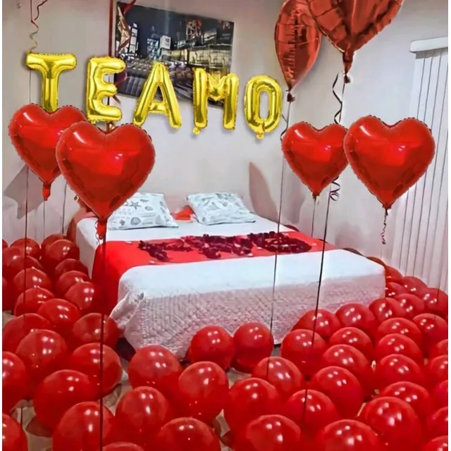 Kit Decoración San Valentín, Aniversario, Amor Y Amistad.
