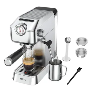 Mr - Maquina De Cafe Expreso, 20 Bares, De Acero Inoxidable, Mr - Maquina De Cafe Expreso, 20 Bares, De Acero Inoxidable,