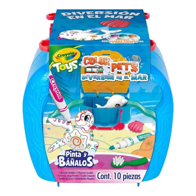Color Pets Diversion En El Mar Crayola Toys Juguete Lavable