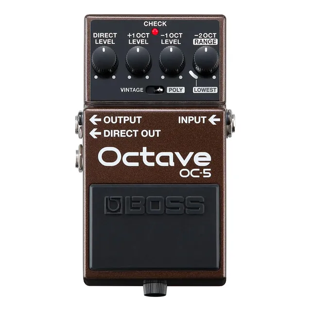 Octave Pedal Boss Oc-5 Polifonic Para Guitarra/bajo