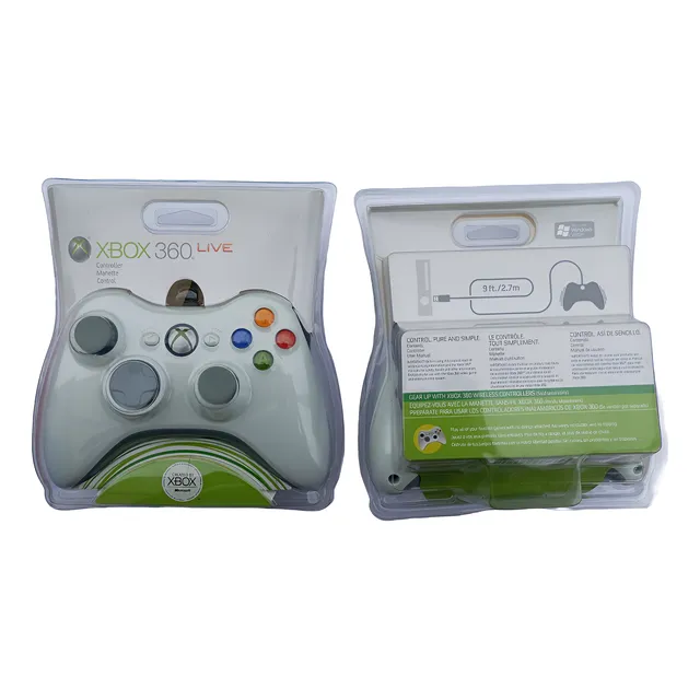 Control Xbox 360 Cable Nuevo - Microsoft Original Blíster