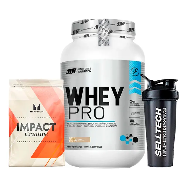 Whey Pro 1.1kg Vainilla+creatina Myprotein 250gr+shaker