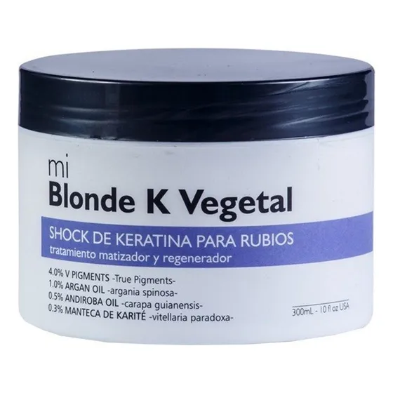 Blonde Keratina Vegetal 300ml Matizador Y Regenerador