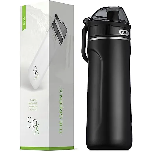 Botella De Agua De Acero Inoxidable Sipxtm - 18oz. C5jzq