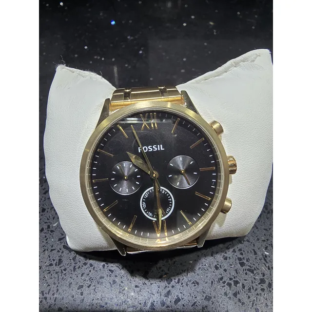 Reloj Fossil Correa De Metal Dorado