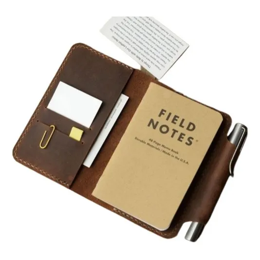 Porta Agendas Fabricado En Cuero 