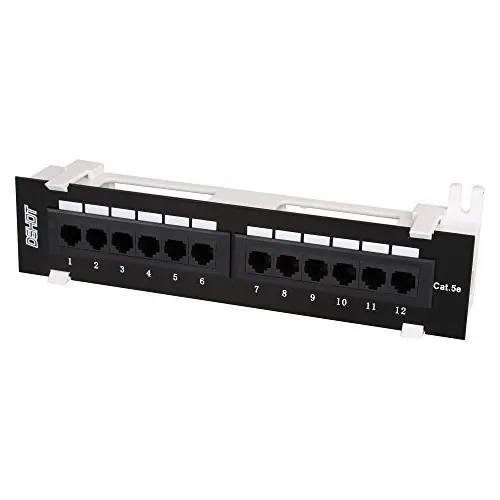 Dshot12 Puerto Utp 10  Cat5e Rojo Superficie Pared Montaje