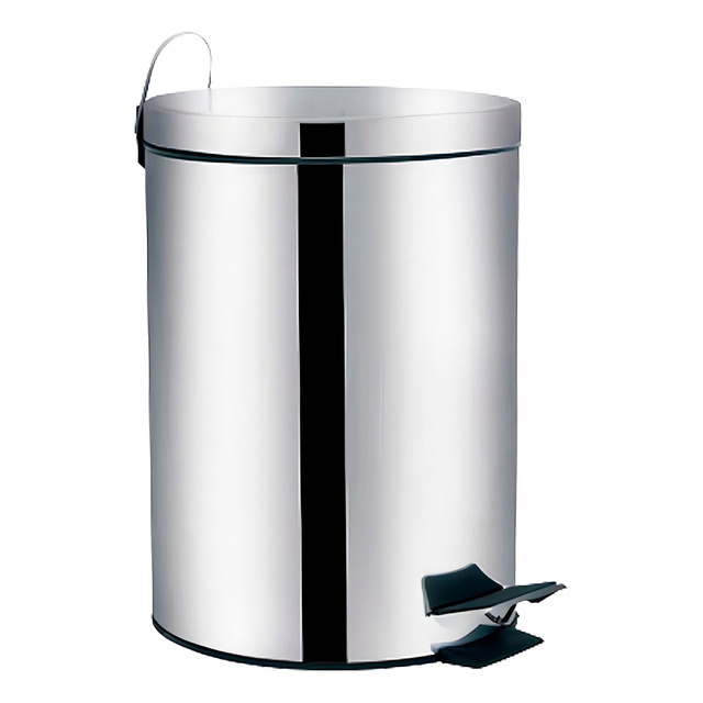 Lixeira Com Pedal E Balde Interno Ágata Inox 5 Litros Mor Cor Cinza Lixeira Com Pedal E Balde Interno Ágata Inox 5 Litros Mor Cor Cinza