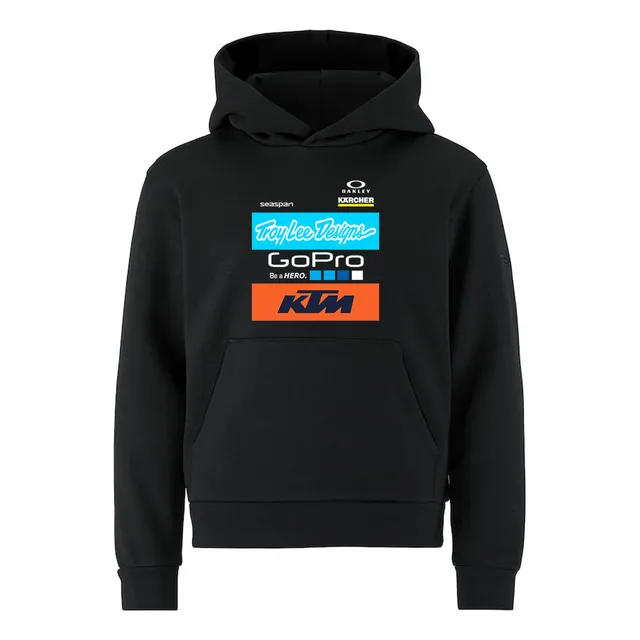 Buzo Canguro Algodón Frisa Capucha Ktm Troy Lee Designs